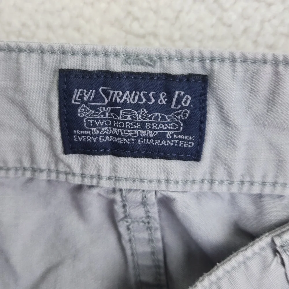 Levis Ripstop Cargo‎ Shorts Relaxed Fit Mens W42 Grey utilitycore